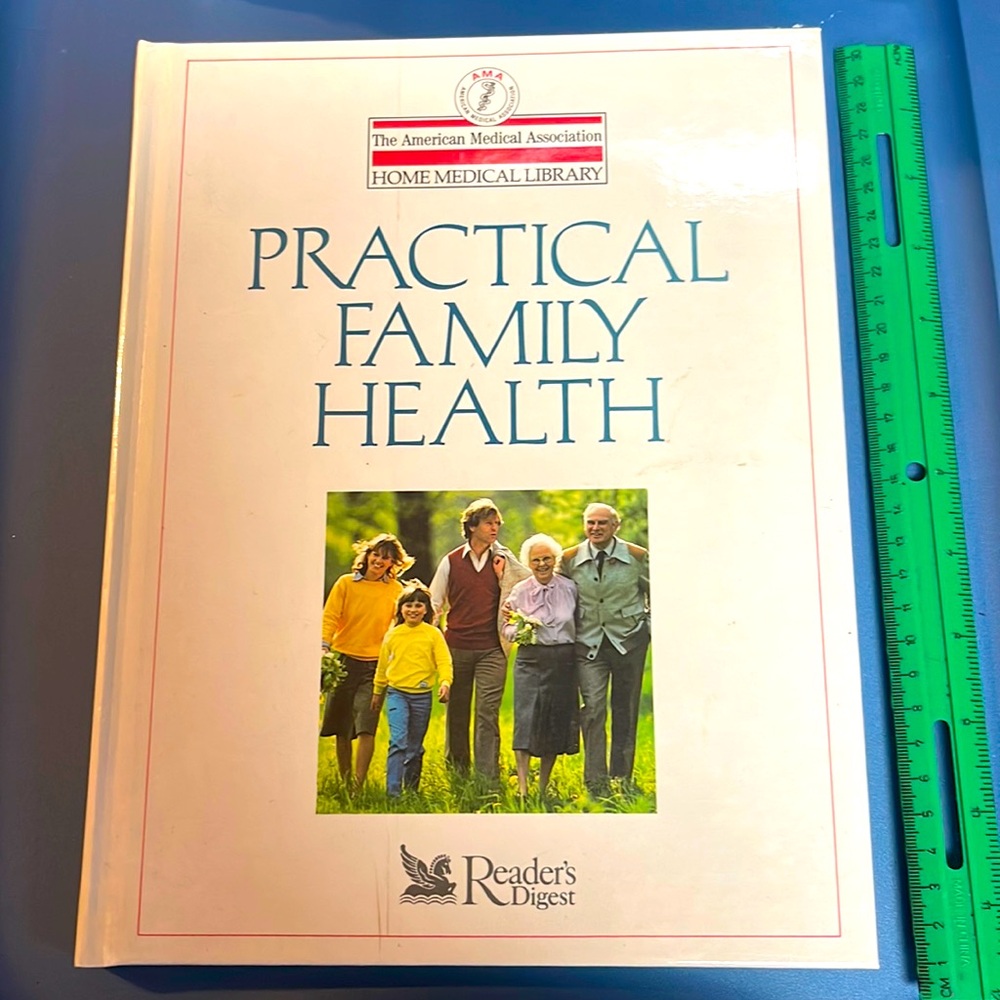 1990 Home Medical Library Practical Family Health hardcover book